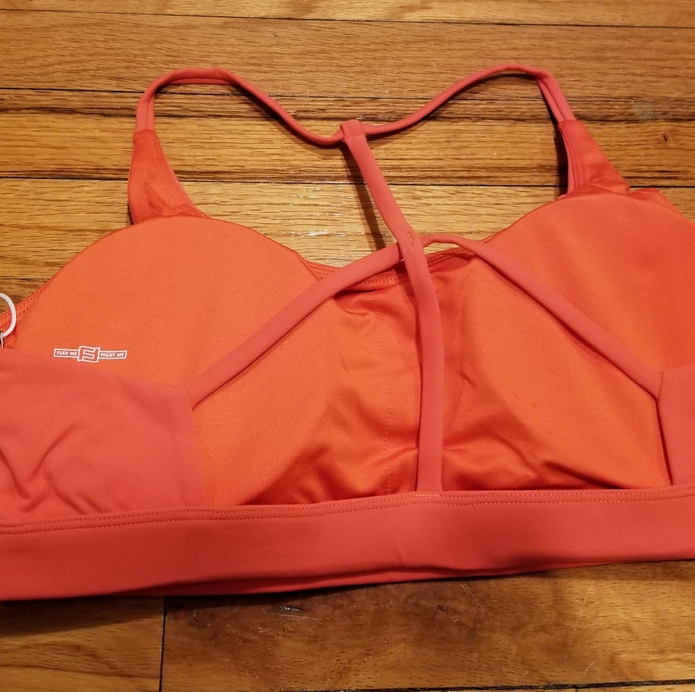 Feed Me Fight Me (FMFM) S.A.S. Bra in Coral Large - Picture 4 of 6